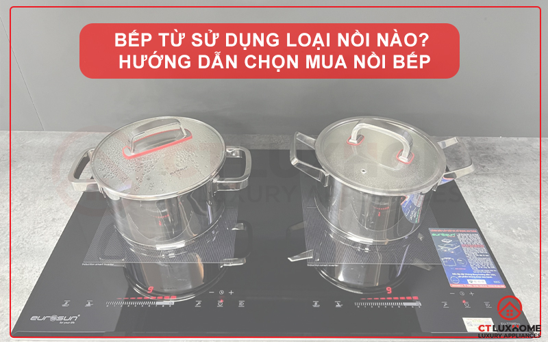 BẾP TỪ SỬ DỤNG LOẠI NỒI NÀO? HƯỚNG DẪN CHỌN MUA NỒI BẾP